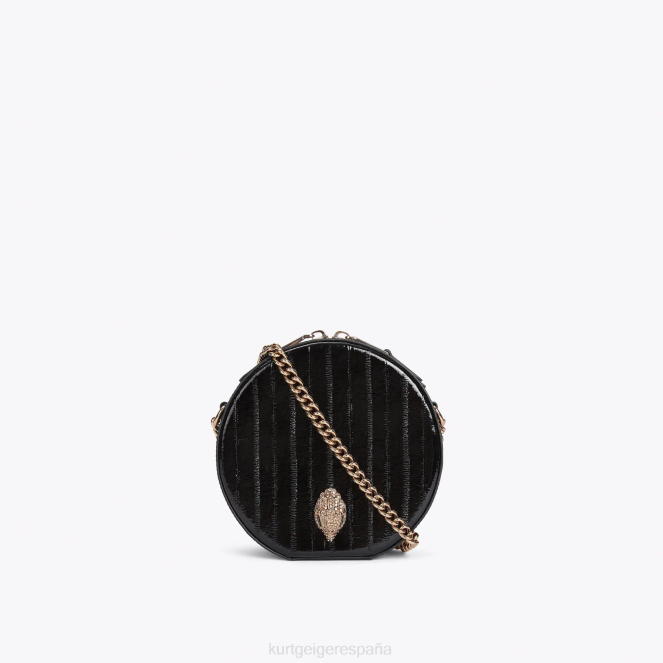 Kurt Geiger mujer bolso london redondo pequeño shoreditch 2LPR136 | bolsas negro